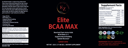 Elite BCAA MAX Lemon Lime